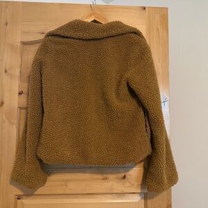 Cavalini Plush Teddy Sherpa Jacket - Camel